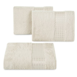 Ręcznik Bambo 2 70x140 beżowy bambusowy 570g/m2 Eurofirany