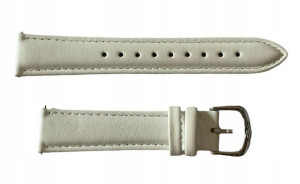 Pasek Biały Opaska Skórzana Smartwatch Kw10
