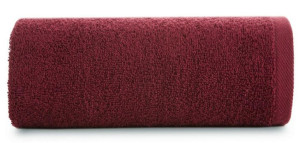 Ręcznik Gładki 2 50x90 bordowy 36 500g/m2 Eurofirany