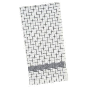 Ręcznik kuchenny 50x70 biały szary kratka 4380R frotte bawełniany 285g/m2 C