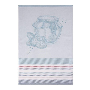 Ścierka kuchenna 50x70 Dżem niebieska 235P bawełniana 285g/m2 Clarysse