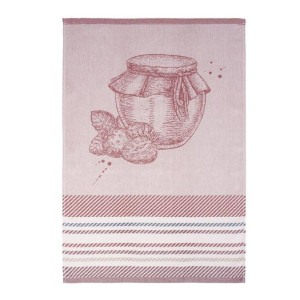 Ścierka kuchenna 50x70 Dżem czerwona 235P bawełniana 285g/m2 Clarysse