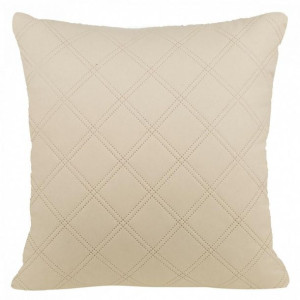 Poszewka dekoracyjna 40x40 Boni 3 kremowa wzór geometryczny romby
