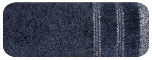 Ręcznik Glory 1 70x140 granatowy 500g/m2 frotte Eurofirany