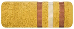 Ręcznik Gracja 30x50  musztardowy 500g/m2 frotte Eurofirany