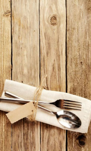 Ręczniczek do przedszkola 30x50 Sztućce Kuchnia 3466 widelec łyżka Kitchen