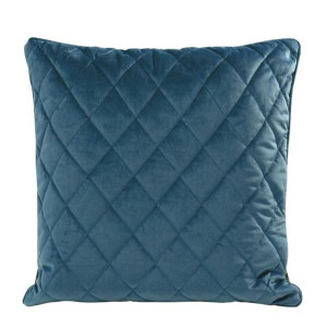 Poszewka dekoracyjna 45x45 Velvet 27 H granatowa welurowa geometryczna Euro