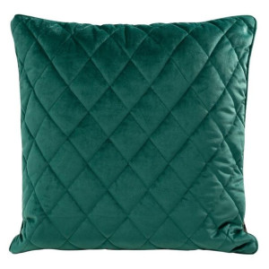 Poduszka dekoracyjna 50x50 Velvet 28 D turkusowa ciemna welurowa geometrycz