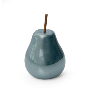 Figurka ceramiczna Simona 2 8x8x13 gruszka turkusowa z perłowym połyskiem 0