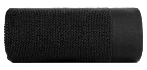 Ręcznik 70x140 Riso czarny z efektem ryżowym frotte 550 g/m2 Eurofirany