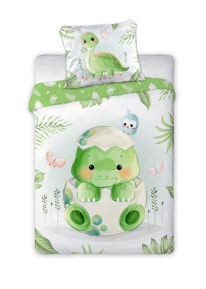 Pościel dziecięca 100x135 dino 005 Przytulaki bawełniana poszewka 40x60