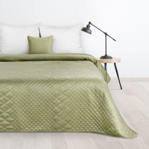 Narzuta dekoracyjna 170x210 Luiz 3 zielona jasna welurowa geometryczna