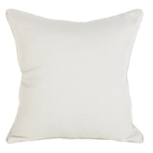 Poszewka dekoracyjna 50x50 Seville kremowa z miękkiej szenilowej tkanin z w