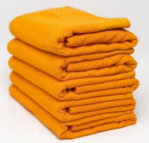 Ręcznik Bolero 50x90 pomarańczowy frotte 500 g/m2 jednobarwny żakardowy z b