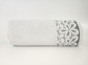 Ręcznik Bella 30x50  szary gołębi 450 g/m2 frotte