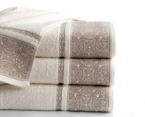 Ręcznik Sofia 70x140 kremowy 67 500 g/m2 frotte