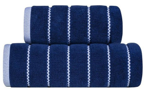 Ręcznik Oscar 50x90 granatowy kobalt 550 g/m2 frotte