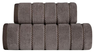Ręcznik Oscar 70x140 latte beżowy ciemny 550 g/m2 frotte