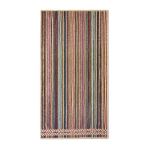 Ręcznik 50x90 Peru brązowy 9152 paski frotte 500 g/m2 9152 Zwoltex