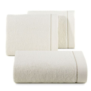 Ręcznik Daisy 70x140 kremowy frotte 500 g/m2 Eurofirany