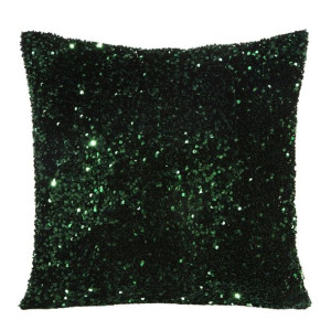Poszewka belisa 45x45 cm ciemnozielony