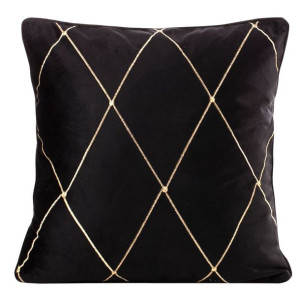 Poszewka dekoracyjna pierre cardin margo 45x45 cm czarny