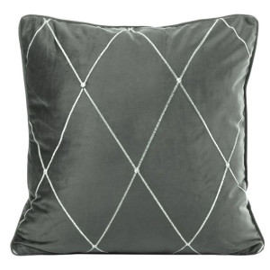 Poszewka dekoracyjna pierre cardin margo 45x45 cm jasnoszary
