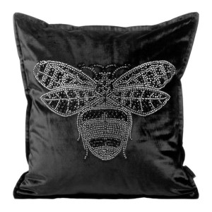 Poszewka royal 2 45x45 cm czarny