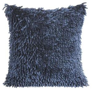 Poszewka shaggy 1 40x40 cm ciemnoniebieski