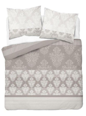 Pościel flanelowa 160x200 Glamour ornament beżowa 3481 B Flanela 2022