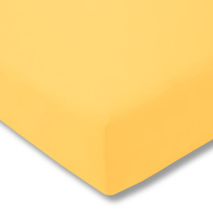 Prześcieradło welurowe z gumką 200x200 770 żółte 175g/m2 Estella