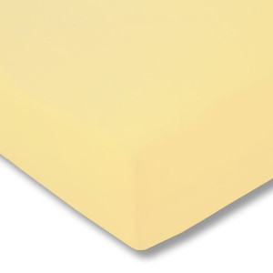 Prześcieradło jersey z gumką 100x200 705 żółte 160g/m2 Estella