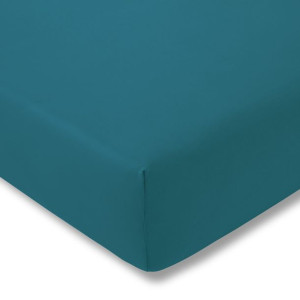 Prześcieradło zwirn jersey 150x200 z gumką 051 turkusowe ciemne 180 g/m2 Es