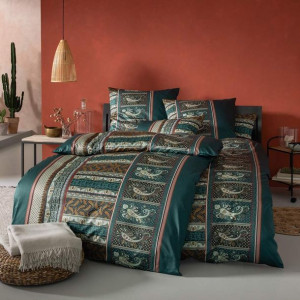 Pościel satynowa 155x200 2152/581 Ambra 2x70x80 2x40x40 Schweizer Premium S