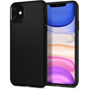 Spigen Liquid Air - Etui iPhone 11 (Czarny)