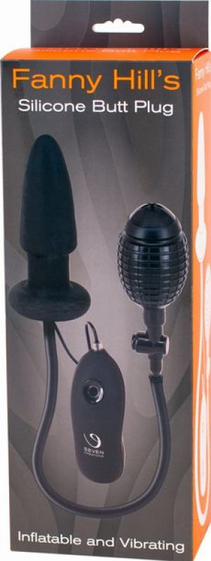 Korek analny pompowany + wibracje