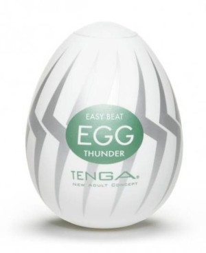 Masturbator w kształcie jajeczka z lubrykantem Tenga Hard Boiled Egg Thunde
