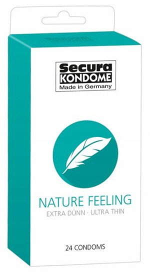 Prezerwatywy Secure Nature Feeling Cienkie 24 Szt