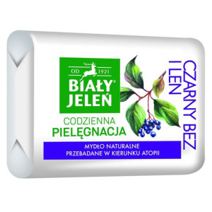 Biały Jeleń Mydło W Kostce Alergiczne Czarny Bez