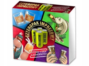 Gra Alkoholowa 4pak Imprezowy Towarzyska Zestaw