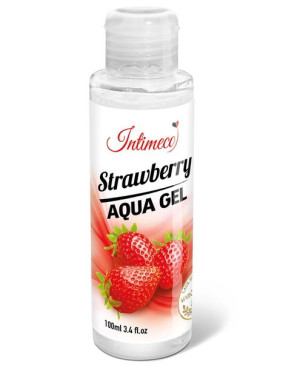 Aqua Gel Truskawka 100ml Intymny Żel Nawilżający