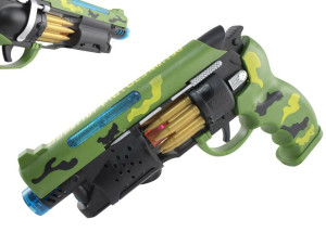 Pistolet zabawkowy światło dźwięk