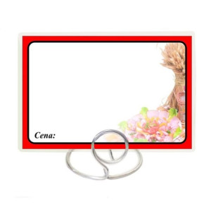 Cenówki laminowane MIĘSO / WĘDLINY- 65x95 mm- 50 szt.
