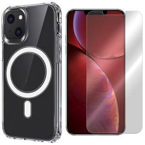 Etui Do Iphone 13 Pokrowiec Magsilicone + Szkło 9h