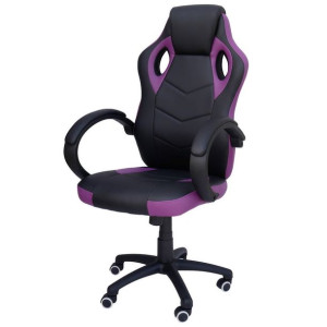 Fotel  Gamingowy Krzesło dla Gracza Seven Purple