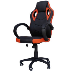 Fotel  Gamingowy dla Gracza Seven Black/Orange