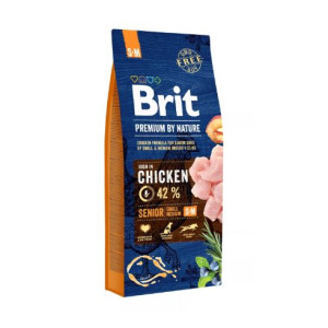 Brit Premium By Nature Chicken Senior Kurczak Karma Dla Starszych Psów Mały