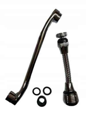 Wylewka rurowa FALA 25cm + perlator LPE-03