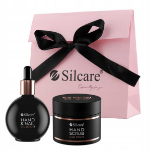 Silcare Zestaw Rose Gold Do Dłoni Scrub Serum