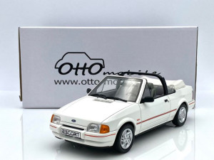 Ford Escort Mk4 Cabriolet Xr3i White 1986 Otto Mobile 1:18